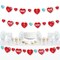Big Dot of Happiness Happy Heartiversary - CHD Awareness DIY Decorations - Clothespin Garland Banner - 44 Pieces
